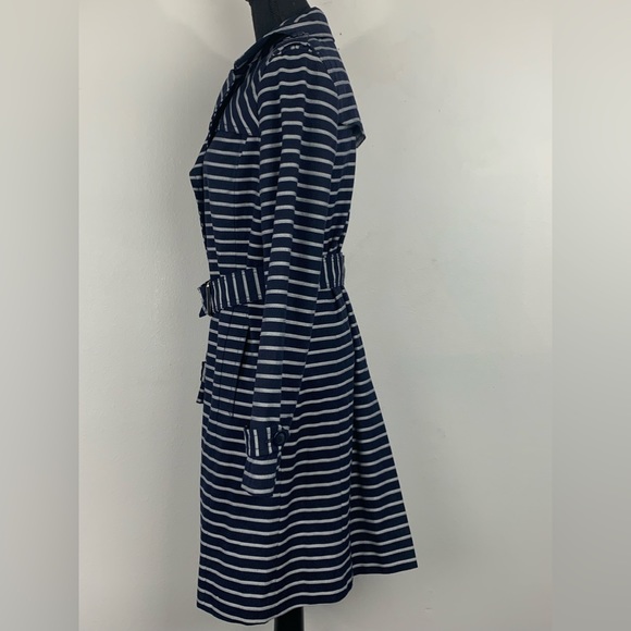 NWT Talbots Trench Coat Size Small Blue - Picture 12 of 17